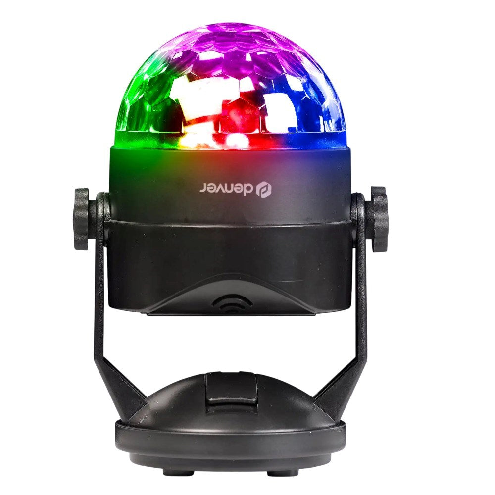 Denver LDB-319MK2 Disco Ball with LED Light & Sound - Black