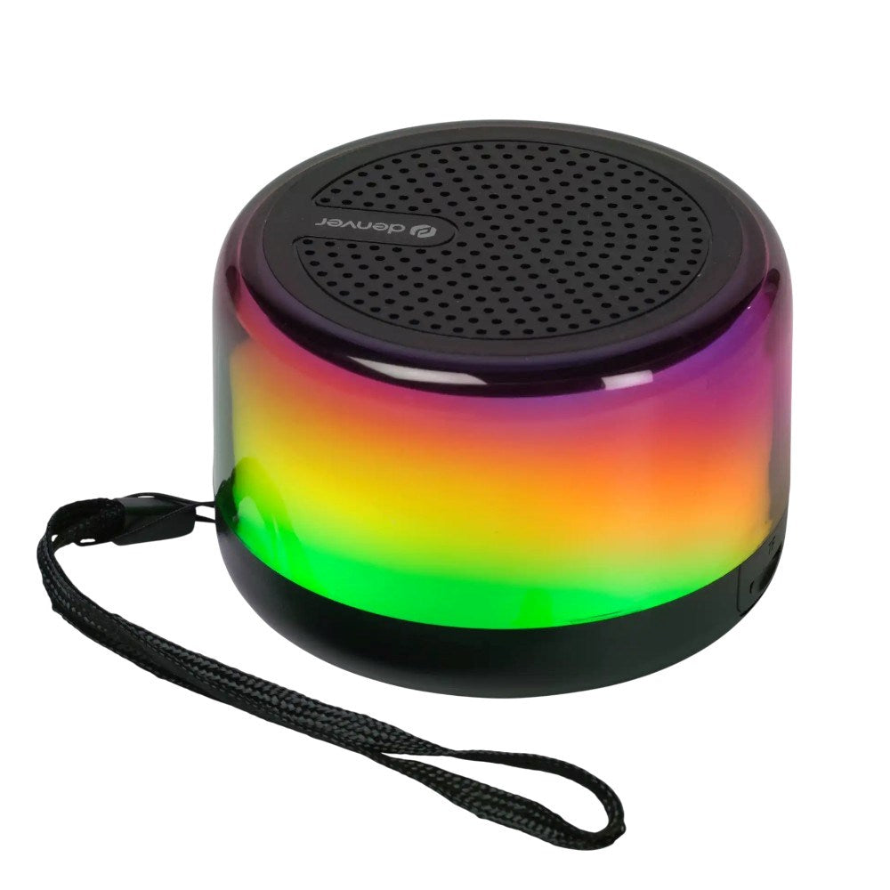 Denver BTP-103 Bluetooth Speaker with Strap - Black