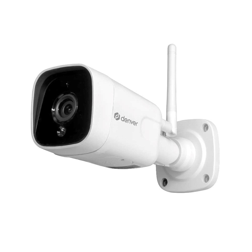 Denver IOC-241 Outdoor Smart Home Camera - Tuya Compatible - White