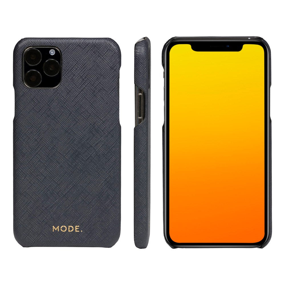 iPhone 11 Pro Max dbramante1928 New York 2-in-1 Genuine Leather Flip Case - Night Black