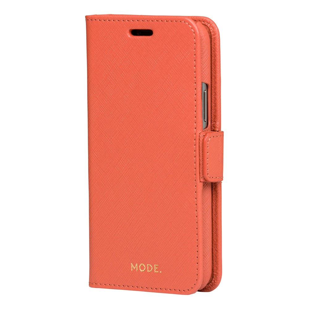 iPhone 11 dbramante1928 New York 2-in-1 Genuine Leather Flip Case - Rusty Rose