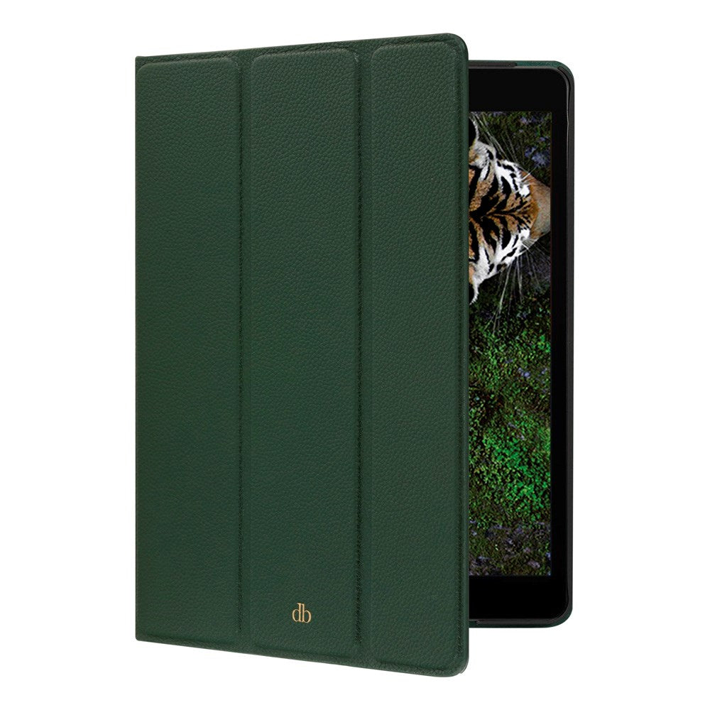 iPad 10.2" (2021 / 2020 / 2019) dbramante1928 Milan Genuine Leather Flip Case - Evergreen