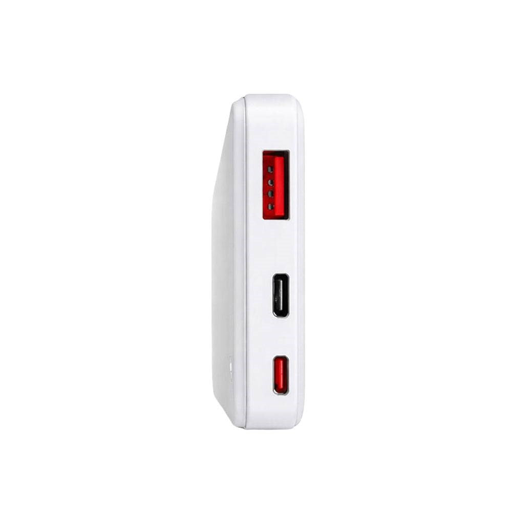 Powerbank Xceed 10.000mAh - USB-C and USB-A - White