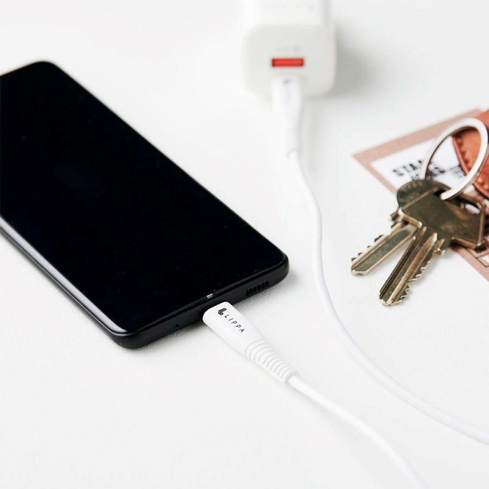 Lippa Kabel USB-C to USB-C 15W - 1m - White
