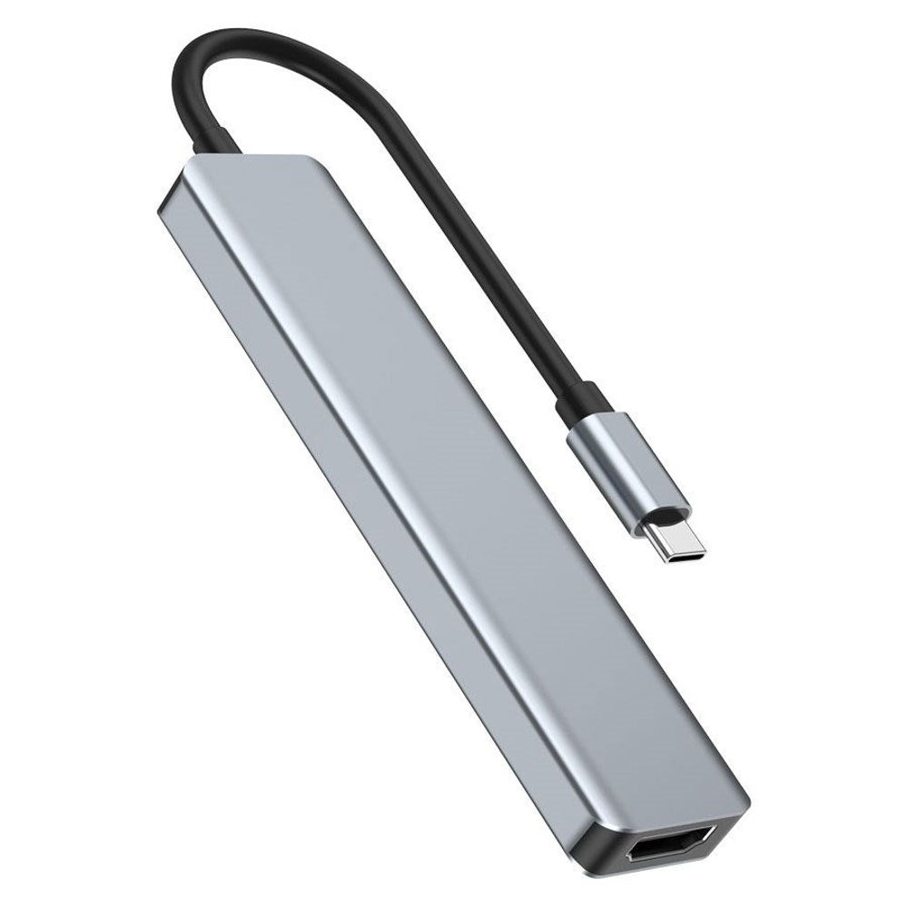 Lippa 7-in-1 60W Multiport USB-C Hub - Silver