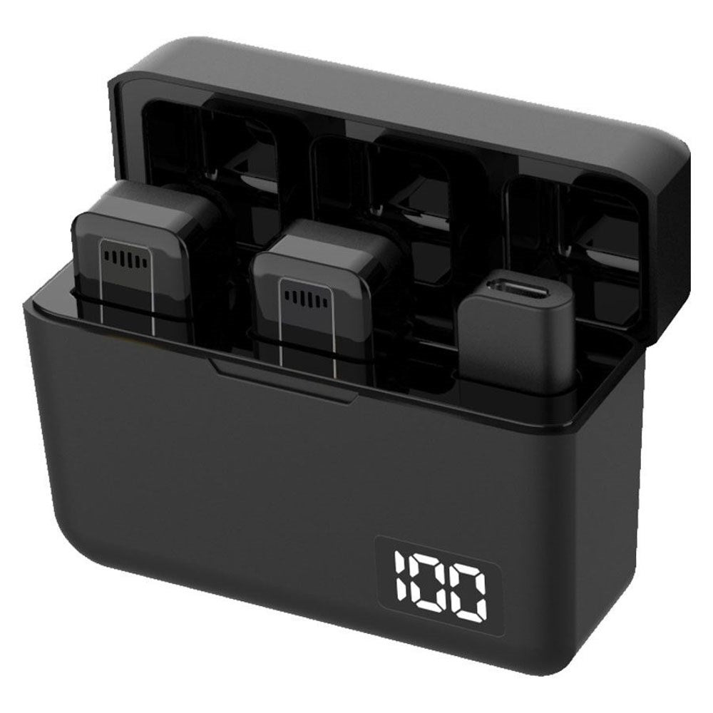 Lippa Wireless Microphone Set with Lightning - 2 pcs. - Black