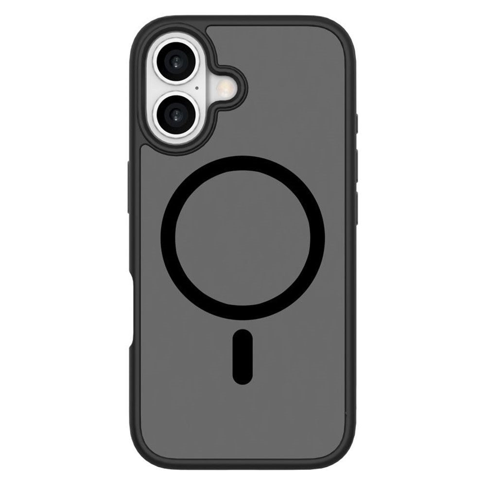 iPhone 16 Lippa Hybrid Plastic Case - MagSafe Compatible - Matte / Black