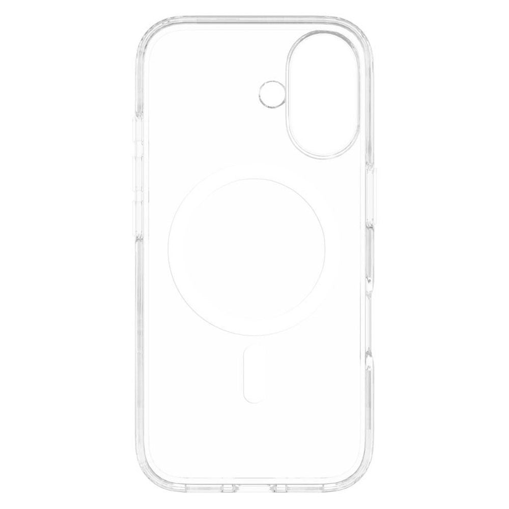 iPhone 16 Lippa Hybrid Plastic Case - MagSafe Compatible - Transparent / White