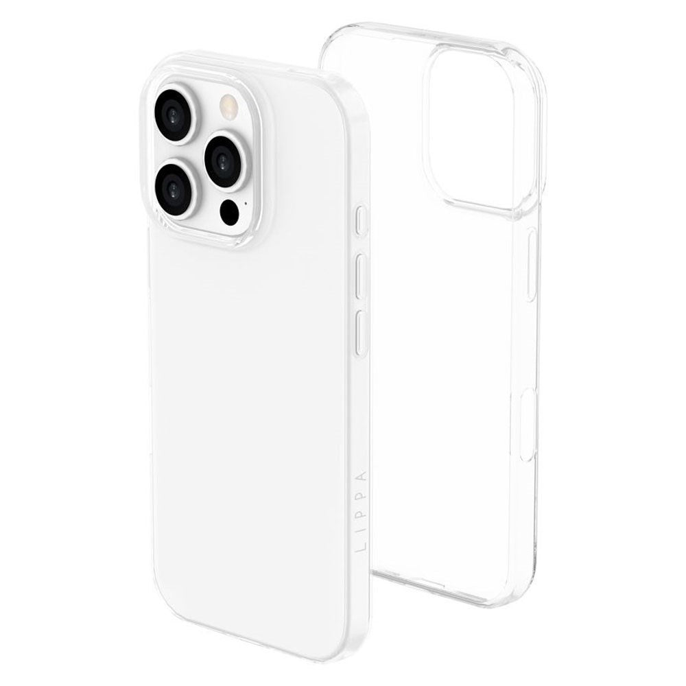 iPhone 16 Pro Lippa Slim Flexible Plastic Case - Transparent