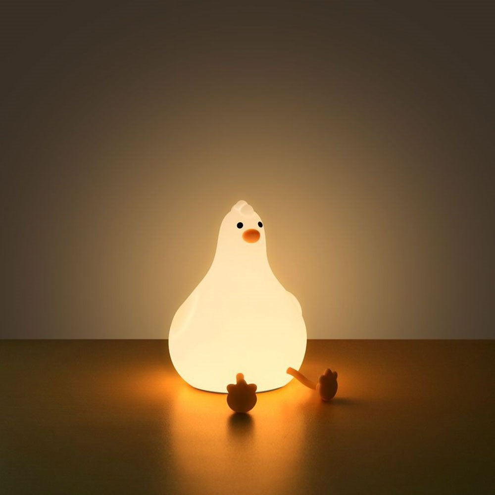 Lippa Silicone Night Light with Timer - Chicken