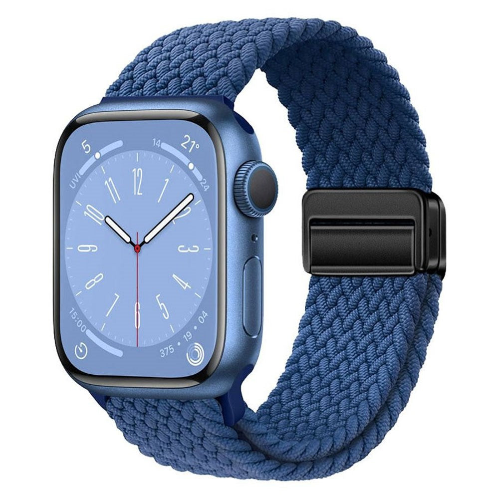 Apple Watch (38/40/SE/41/42mm) Lippa Nylon Strap with Magnetic Lock - Blue