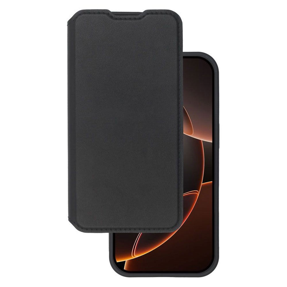 iPhone 16 Pro Lippa 2-in-1 Wallet Flip Case - Black