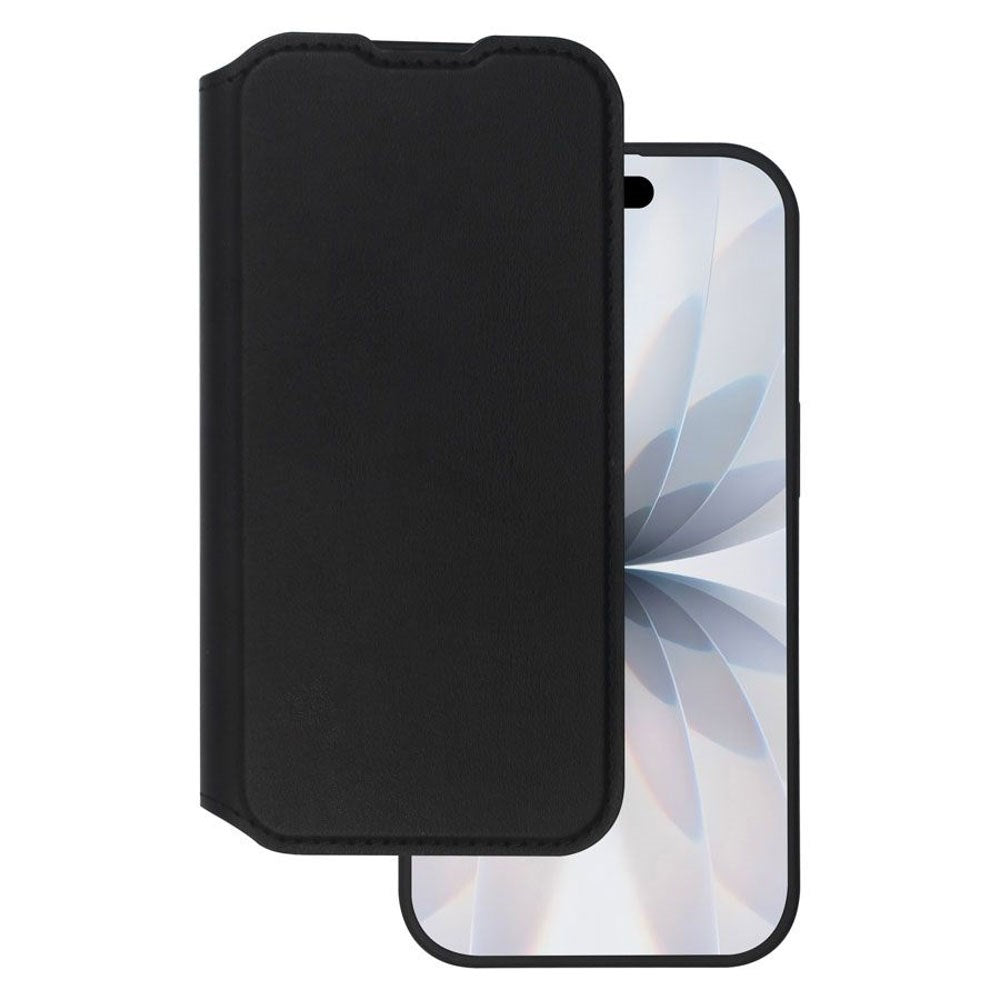 iPhone 17 Lippa 2-in-1 Wallet Flip Case - Black