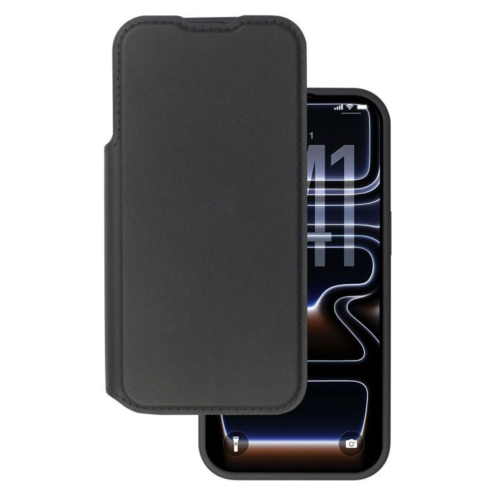 iPhone 17 Pro Lippa 2-in-1 Wallet Flip Case - Black