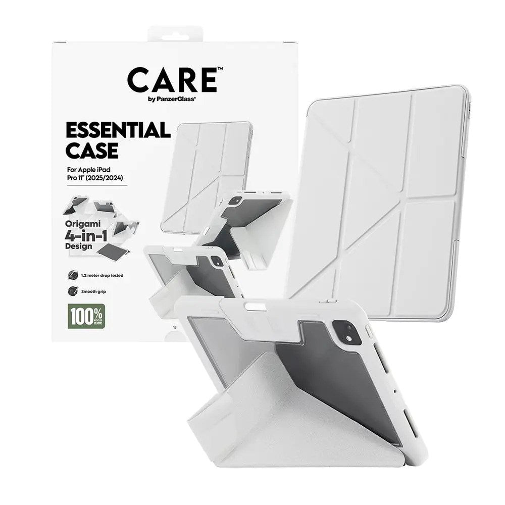iPad Pro 11" (2025 / 2024) Care by PanzerGlass Essential Case - Standing Function - Grey