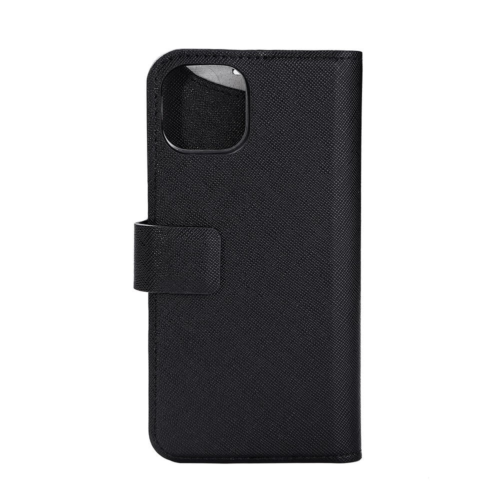 iPhone 14 / 13 Onsala Fashion Collection Wallet Case w. Magnet - Midnight Black