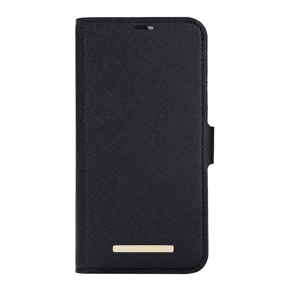 iPhone 14 Plus Onsala Fashion Collection Wallet Case w. Magnet - Midnight Black