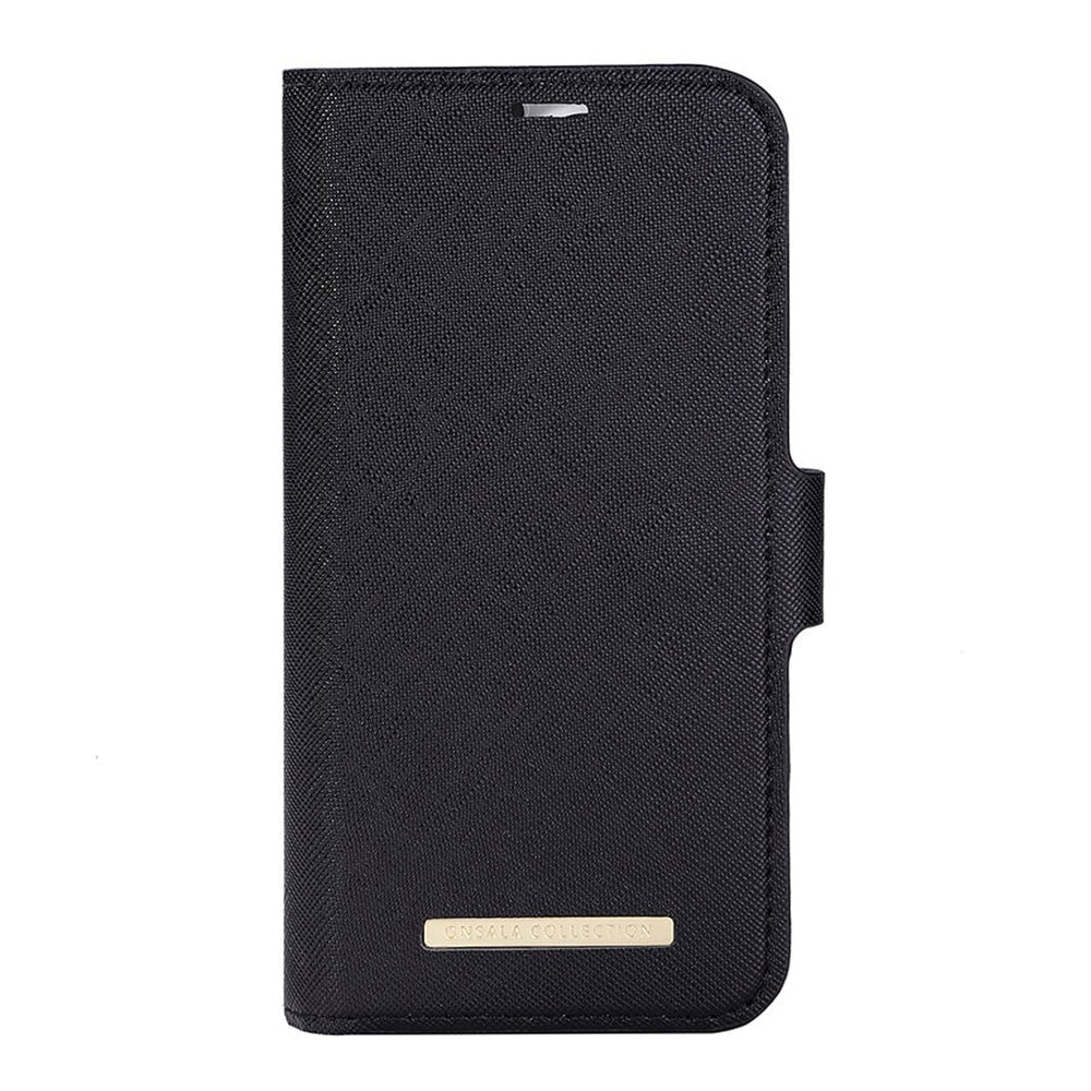 iPhone 14 Pro Onsala Fashion Collection Wallet Case w. Magnet - Midnight Black