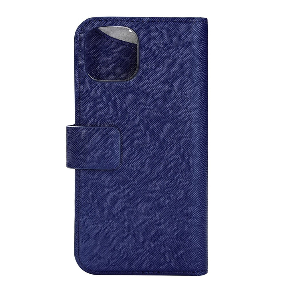iPhone 14 / 13 Onsala Fashion Collection Wallet Case w. Magnet - Navy Blue