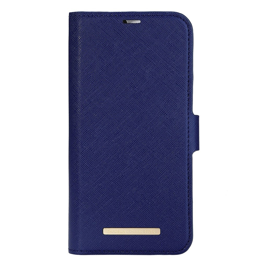 iPhone 14 Pro Max Onsala Fashion Collection Wallet Case w. Magnet - Navy Blue