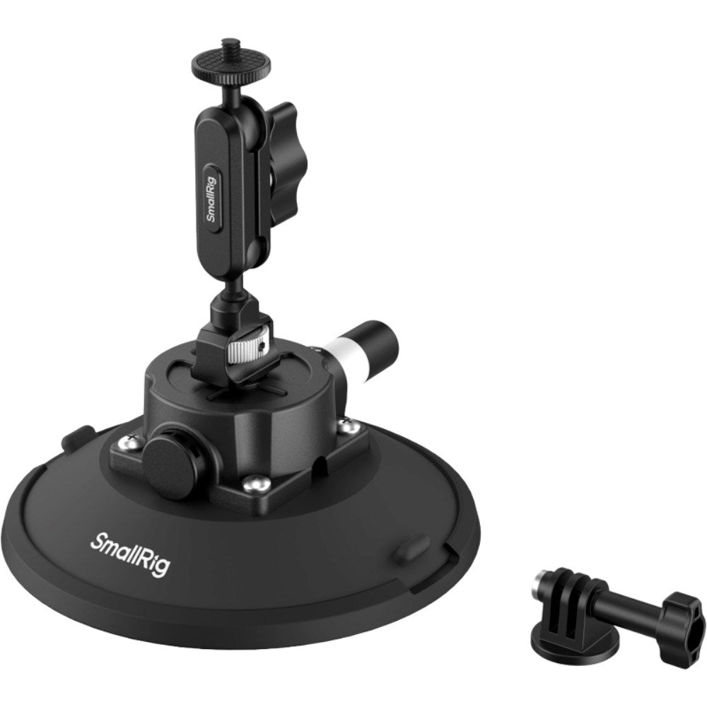 SmallRig 5856B 6" Suction Cup Mount for Action Camera - Black