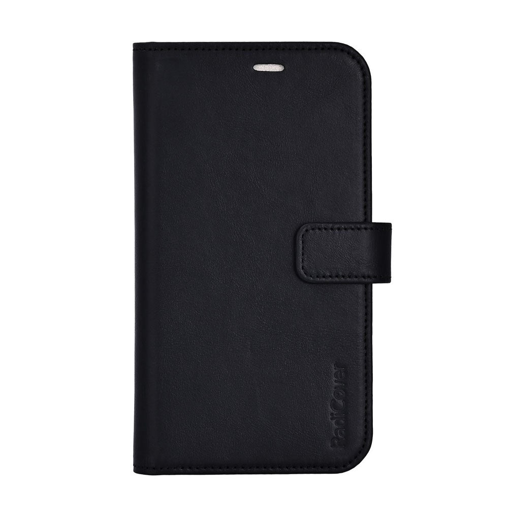 RadiCover Exclusive iPhone 17 Pro 2-in-1 Anti Radiation Leather Flip Case with Wallet - MagSafe Compatible - Black