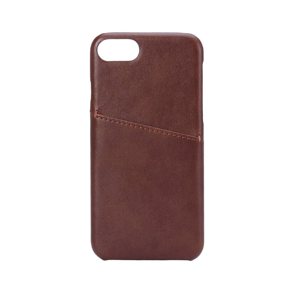 iPhone SE (2020) / 8 / 7 / 6s / 6 Onsala Faux Leather Case with Card Pocket - Brown
