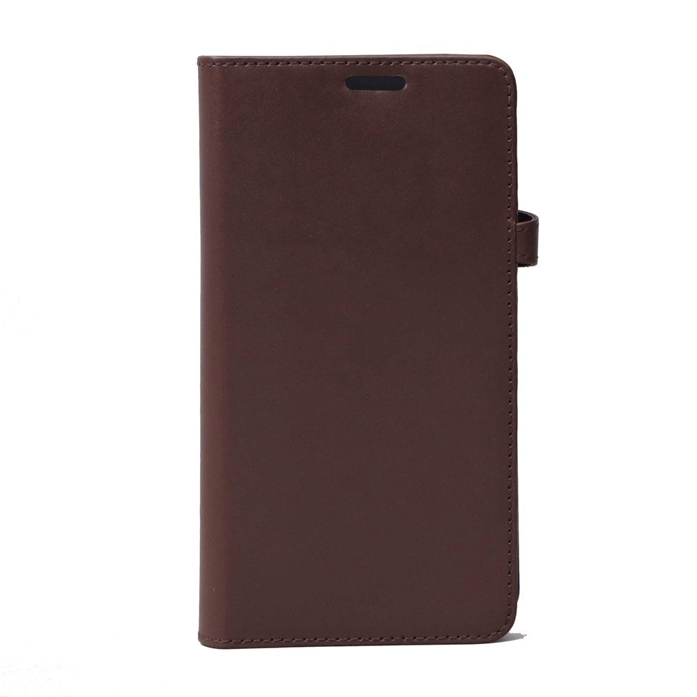 Samsung Galaxy S10+ (Plus) Buffalo 2-in-1 Genuine Leather Flip Case - Brown