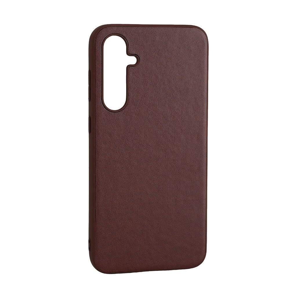 Samsung Galaxy S23 FE Buffalo Genuine Leather Case - Brown