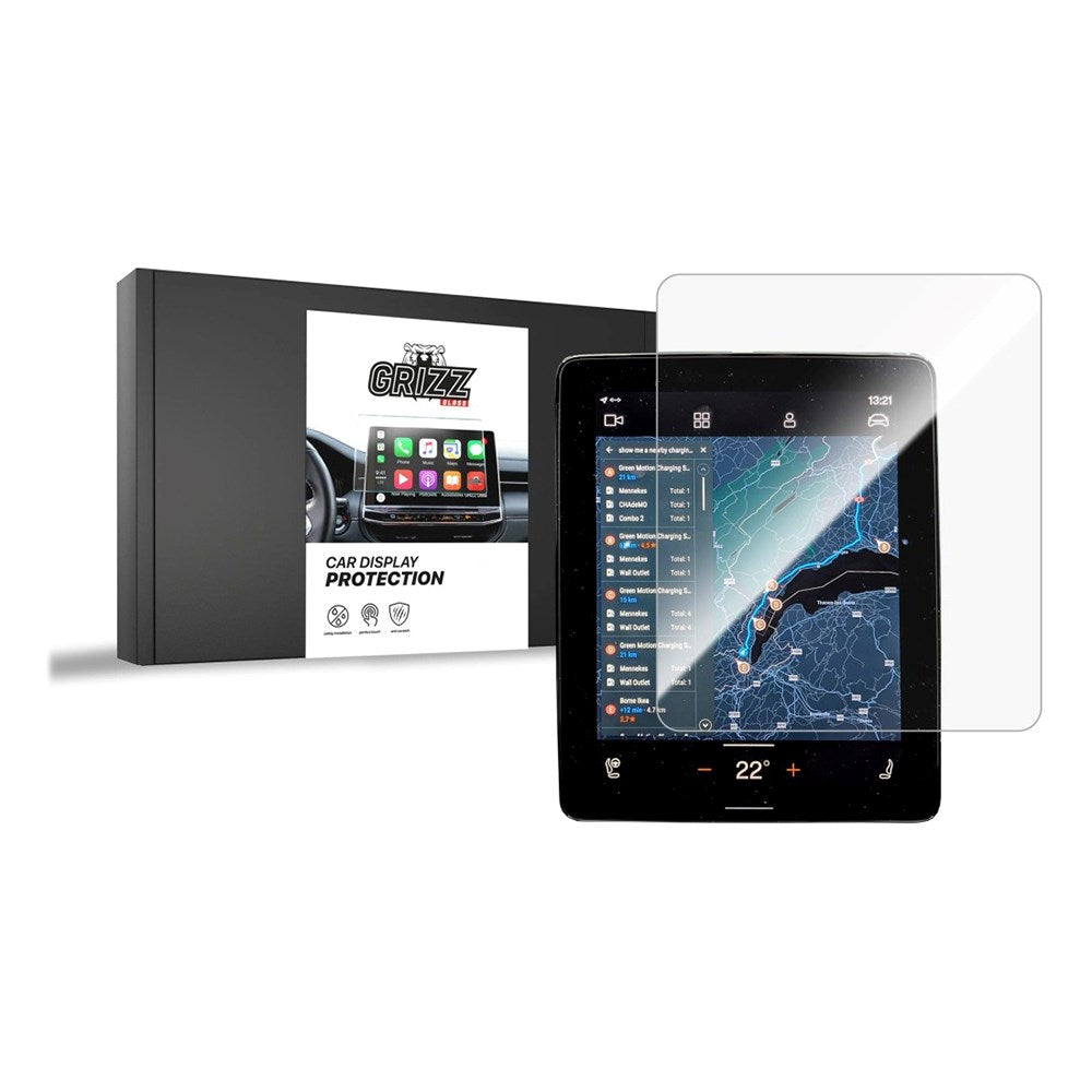 Polestar 2 (2021 - 2024) GrizzGlass Screen Protector for Display - Transparent