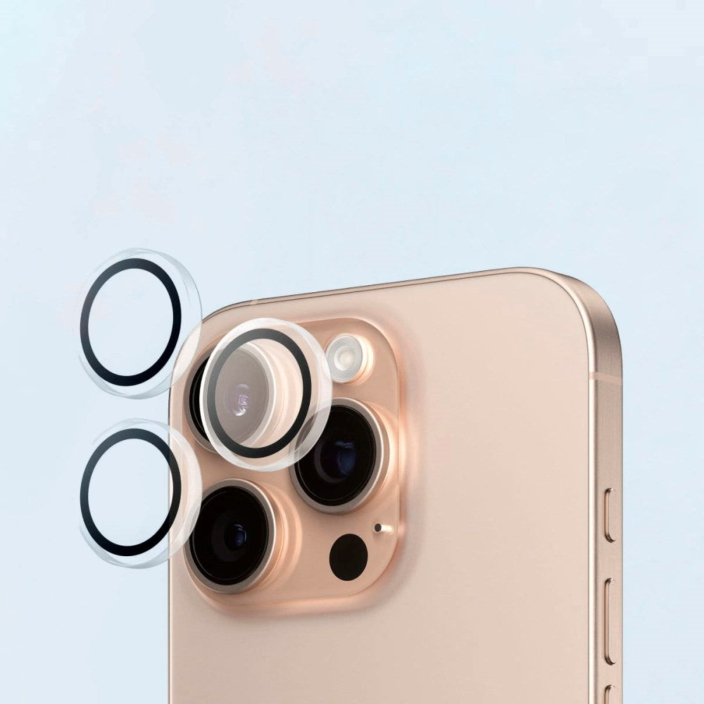 iPhone 17 Pro / 16 Pro Tech-Protect Easy Set+ Protection Set with Screen Protection Glass & Camera Lens Protection Glass - Transparent