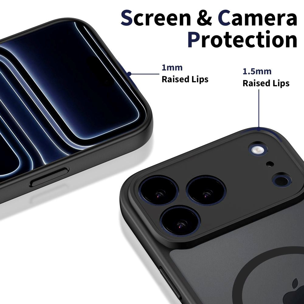 iPhone 17 Pro Tech-Protect BasicMag Hybrid Case - MagSafe Compatible - Matte Black