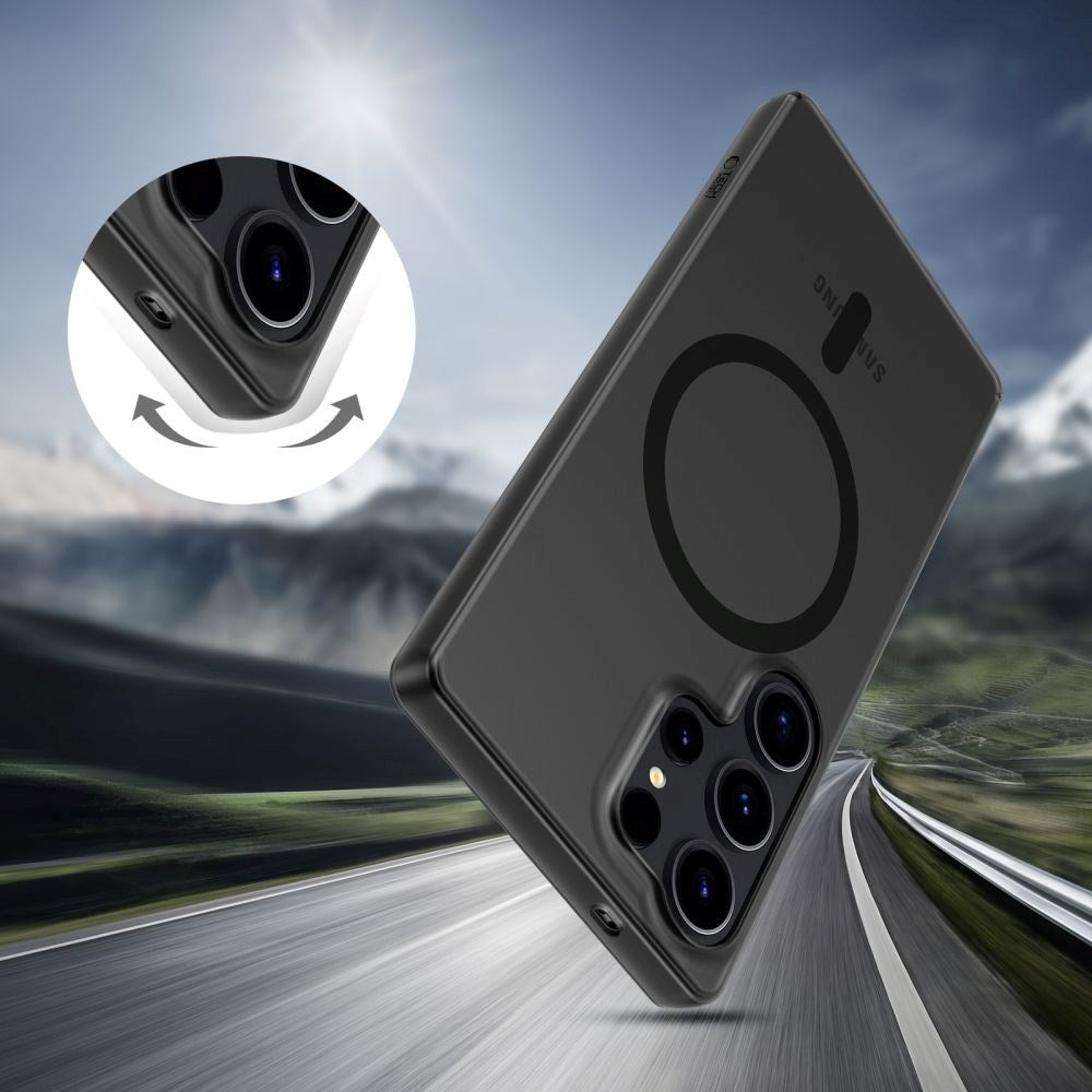 Samsung Galaxy S25 Ultra Tech-Protect MagSlim Case - MagSafe Compatible - Matte Black