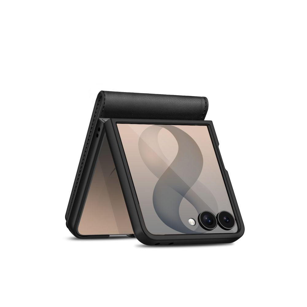 Samsung Galaxy Z Flip8 Tech-Protect Wallet Flip Case - Black