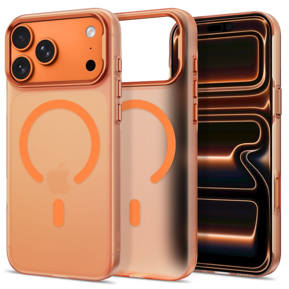 iPhone 18 Pro Max / 17 Pro Max Tech-Protect MagZero Case - MagSafe Compatible - Matte Cosmic Orange