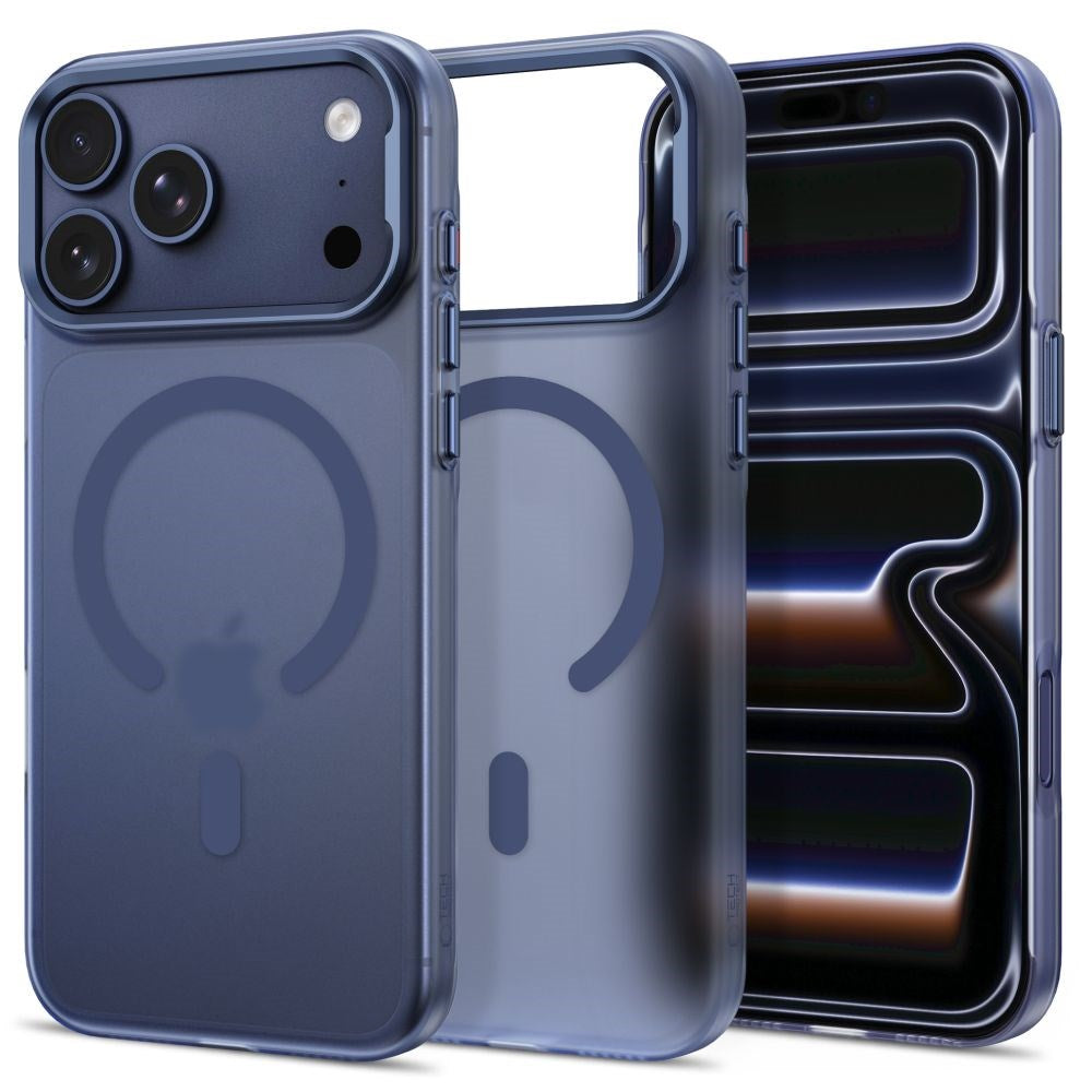 iPhone 18 Pro Max / 17 Pro Max Tech-Protect MagZero Case - MagSafe Compatible - Matte Deep Blue