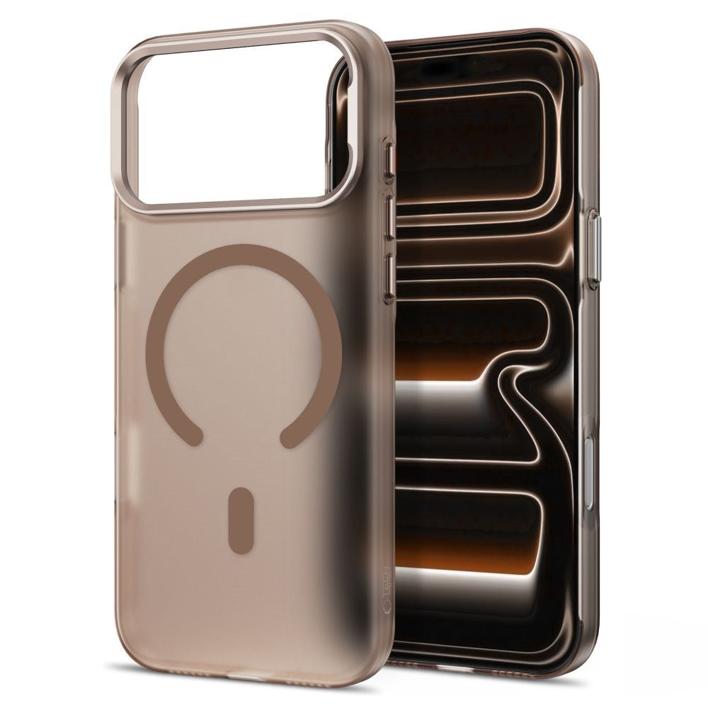 iPhone 18 Pro / 17 Pro Tech-Protect MagZero Case - MagSafe Compatible - Matte Desert Gold