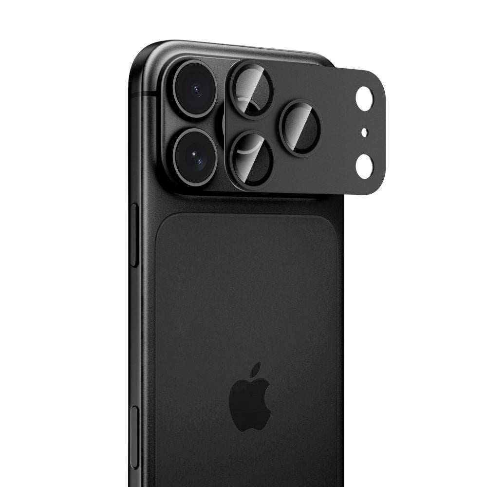iPhone 18 Pro Max Tech-Protect CamFull Fit+ Camera Lens Protector Glass - Black