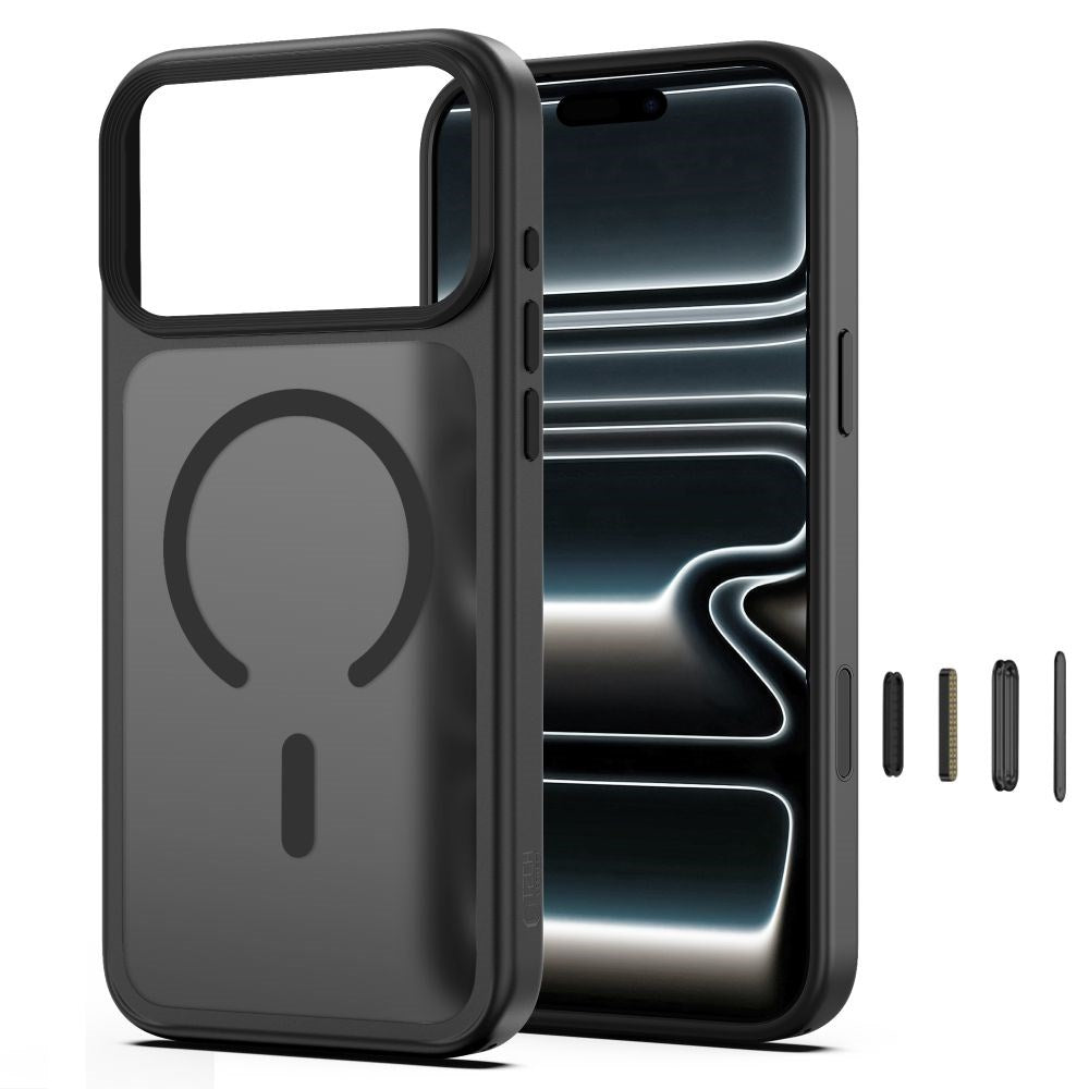 iPhone 18 Pro / 17 Pro Tech-Protect MagMat Case - MagSafe Compatible - Matte Black
