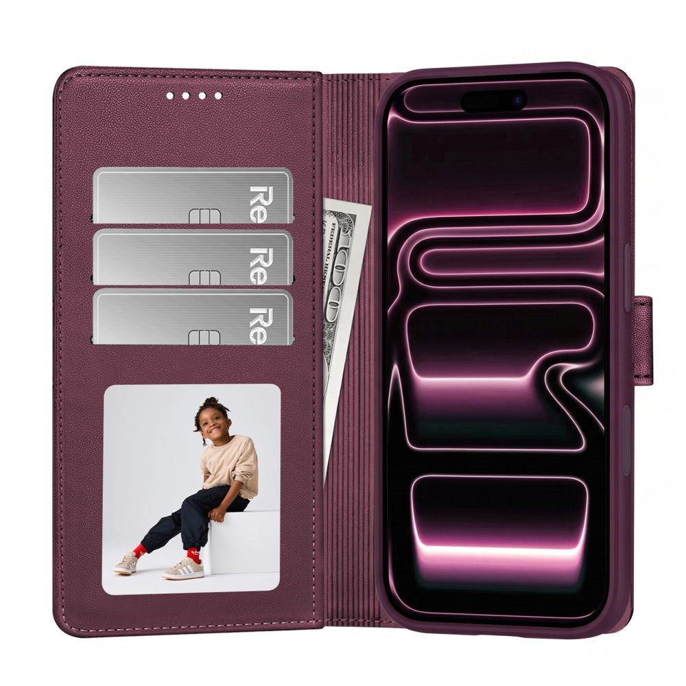 iPhone 18 Pro / 17 Pro Tech-Protect Wallet Flip Case - MagSafe Compatible - Red