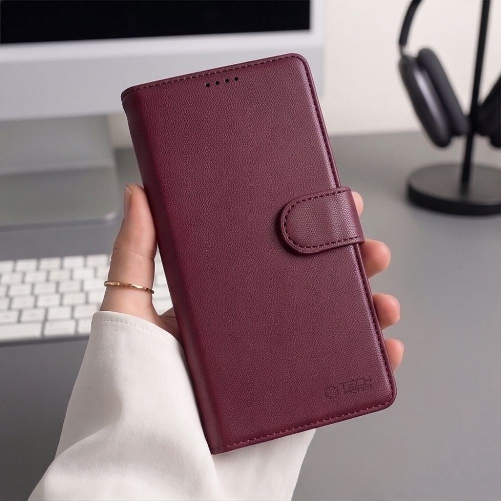 iPhone 18 Pro Max / 17 Pro Max Tech-Protect Wallet Flip Case - MagSafe Compatible - Red