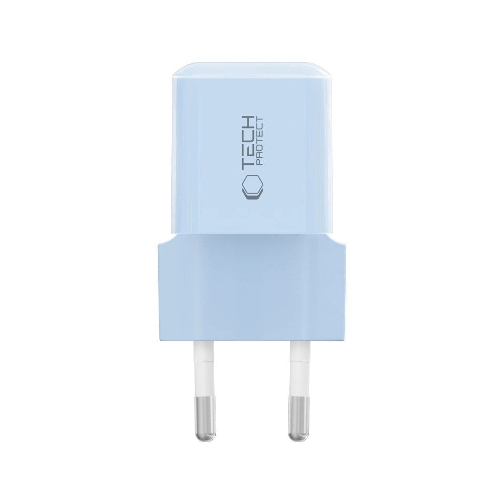 Tech-Protect NCM25 Wall Charger with 25W - 1 x USB-C - Blue