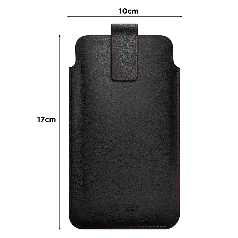 Tech-Protect Universal Phone Pouch - 17 x 10 cm - Black