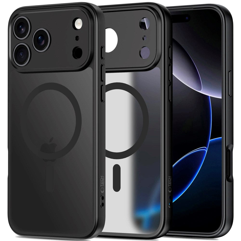 iPhone 17 Pro Tech-Protect BasicMag Hybrid Case - MagSafe Compatible - Matte Black