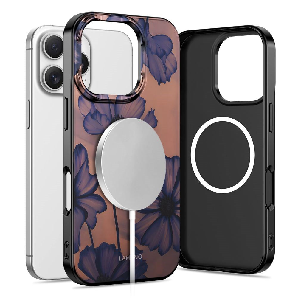 iPhone 16 Pro Max Tech-Protect Lamano Case - MagSafe Compatible - Velvet Night