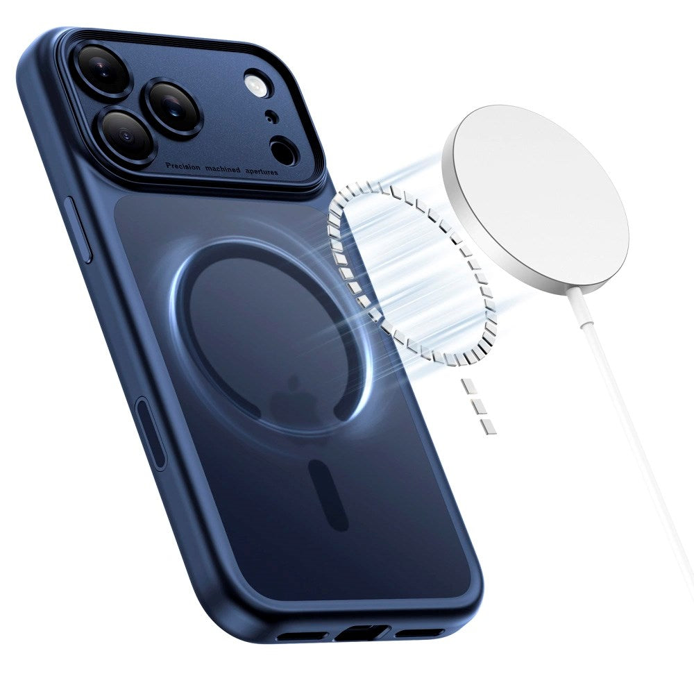 iPhone 17 Pro Max Tech-Protect Magpeak Case - MagSafe Compatible - Matte Deep Blue