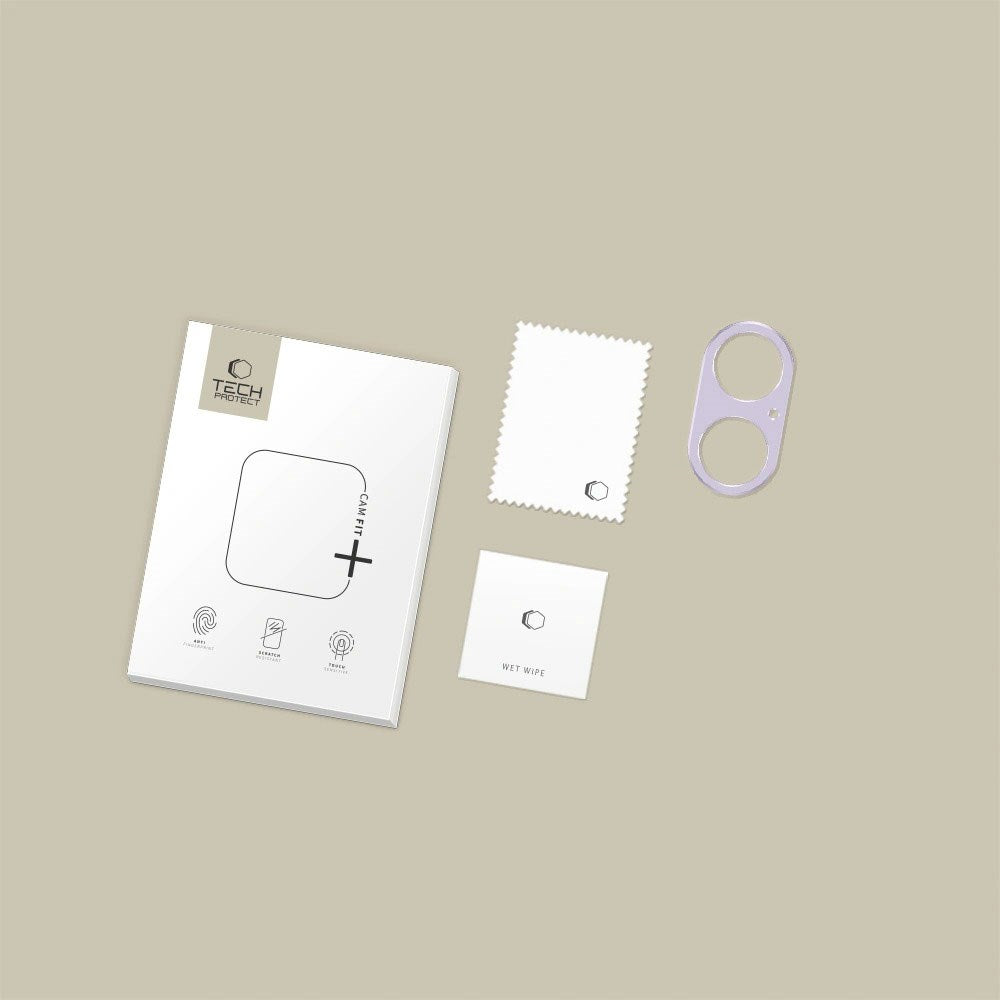 iPhone 17 Tech-Protect CamAlloy Fit+ Camera Lens Protection Case - Purple