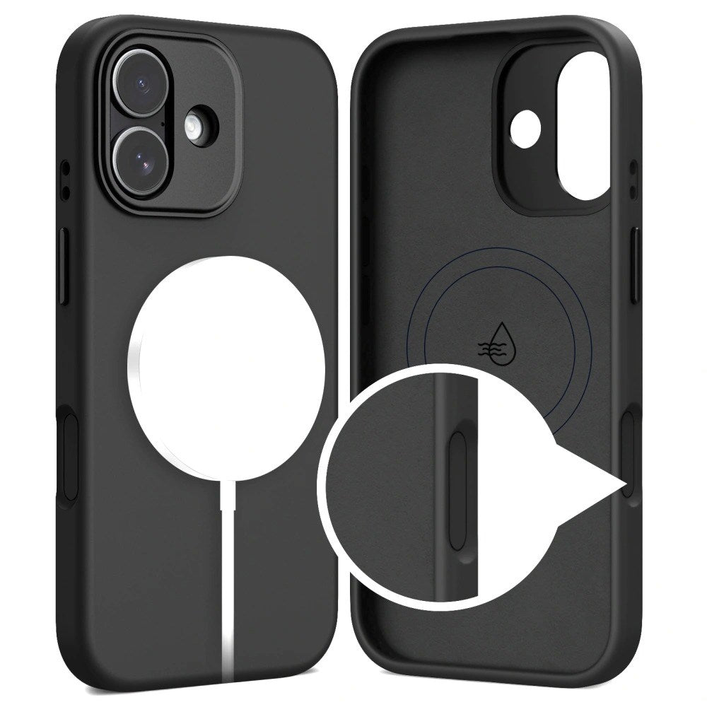 iPhone 17 Tech-Protect Uniq Hybrid Case - MagSafe Compatible - Black