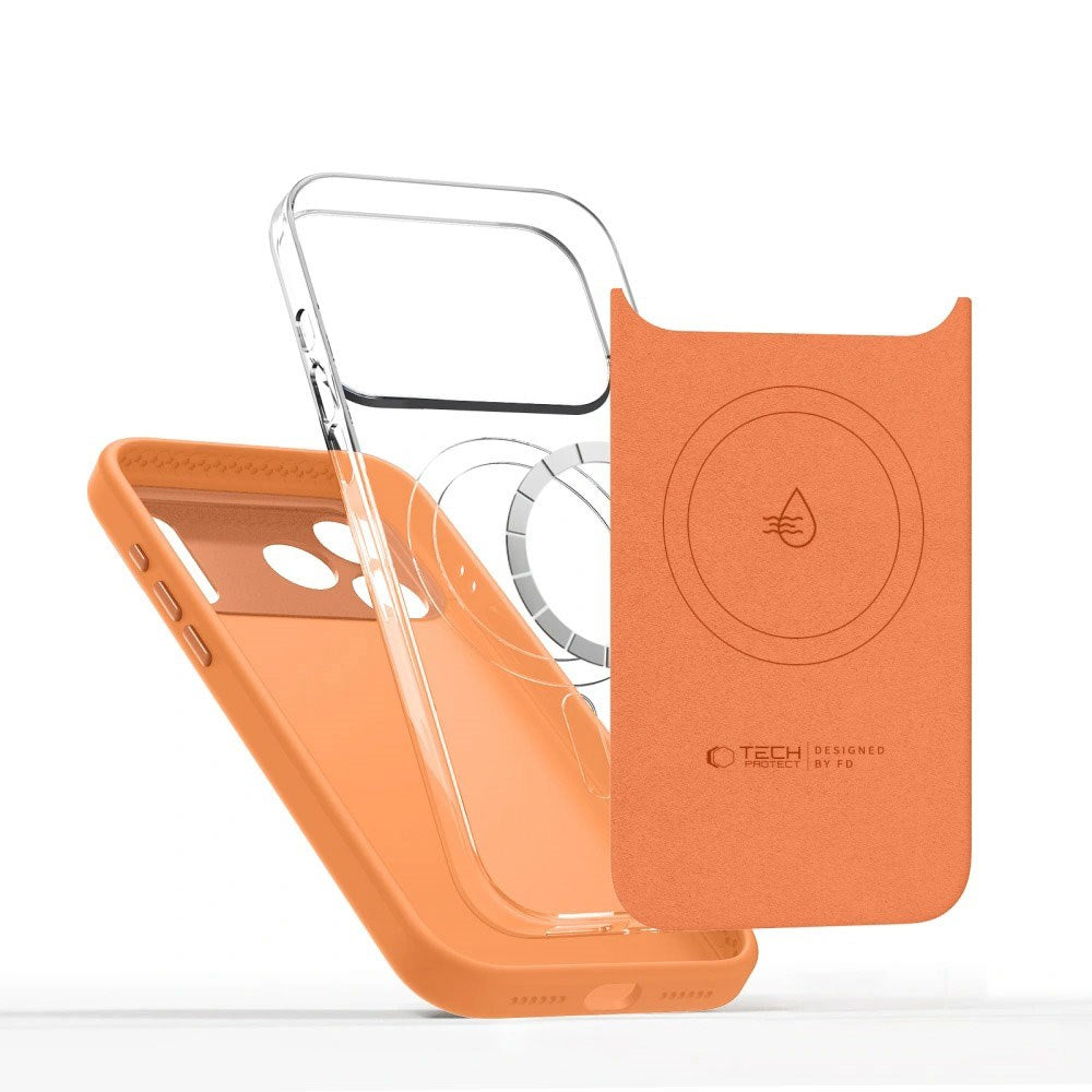 iPhone 17 Pro Tech-Protect Uniq Hybrid Case - MagSafe Compatible - Orange