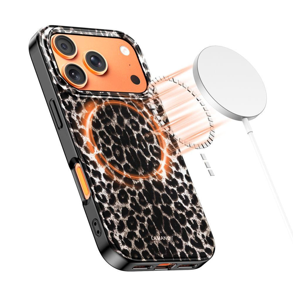 iPhone 17 Pro Tech-Protect Lamano Case - MagSafe Compatible - Leopard